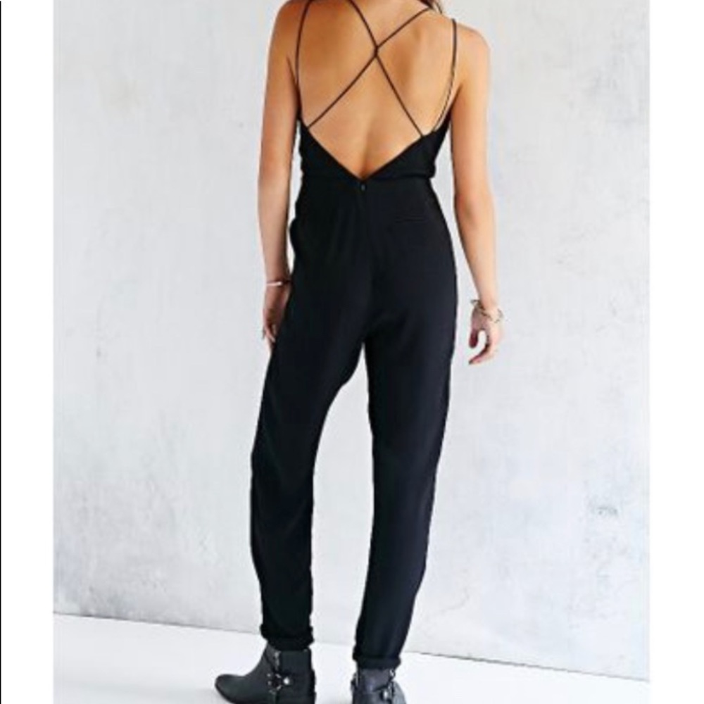 Lovers + Friends My Way Black Jumpsuit size Small.